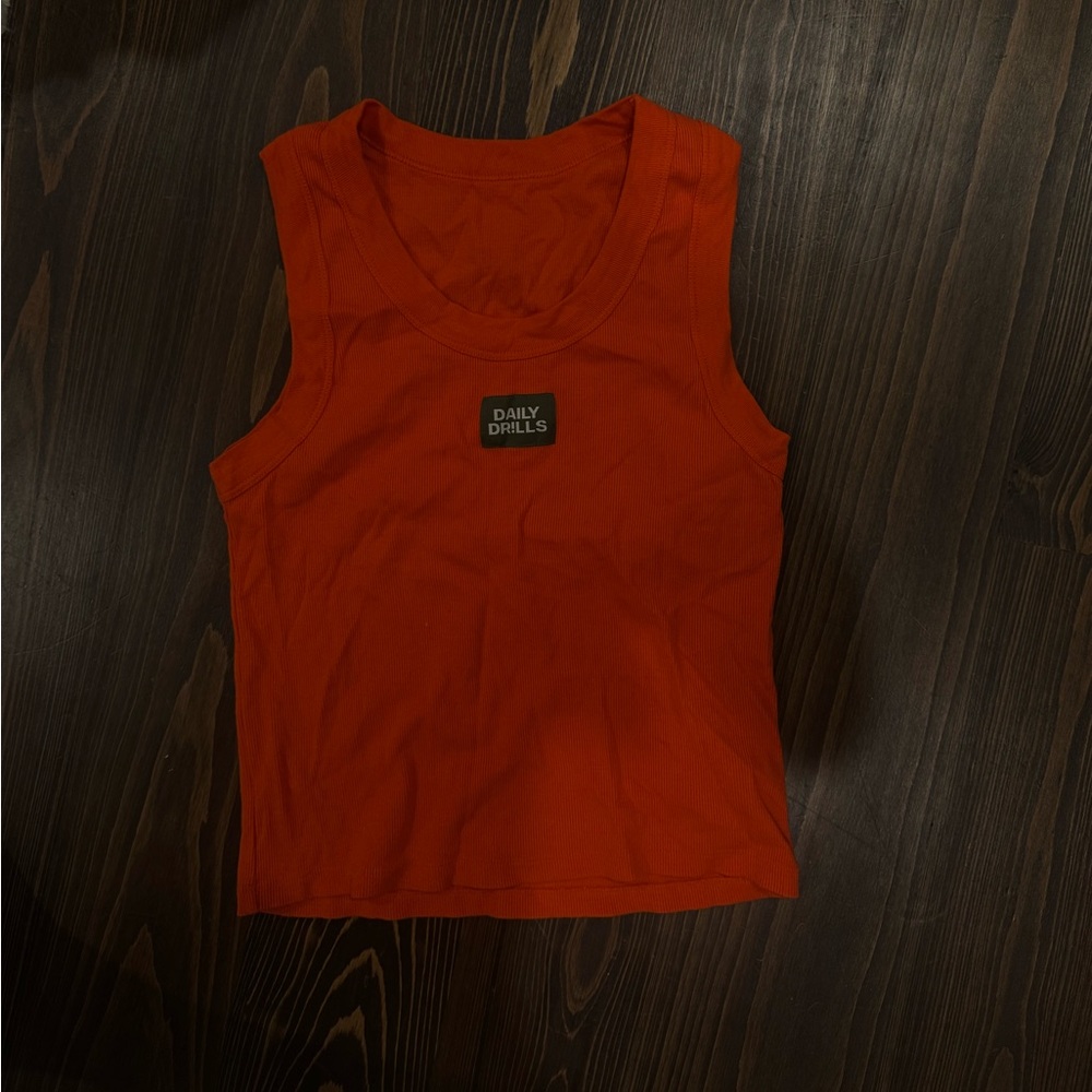 Daily Drills Tank - Orange - M/L